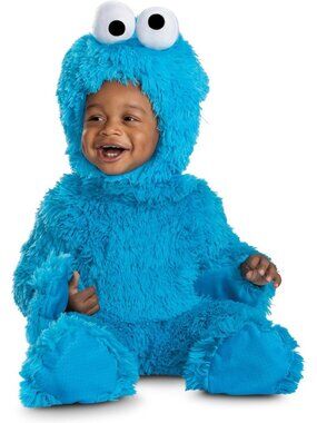 Adorable Baby Boys' Cookie Monster Plush Costume - Deluxe Halloween Outfit